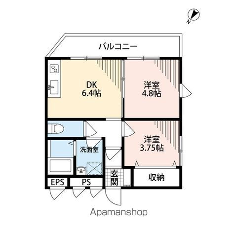 ダイヤモンドクレスト南柏の間取り写真