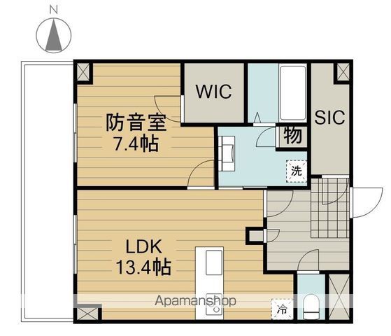 【府中市住吉町のマンションの間取り】