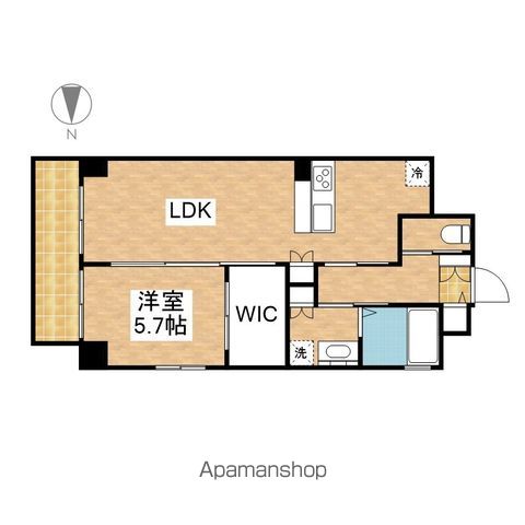 コートアクシスYOINNの間取り写真