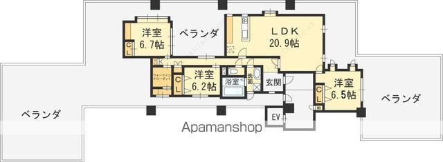 アーバンライフ大宮の間取り写真