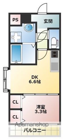 エンブレイス博多駅南の間取り写真