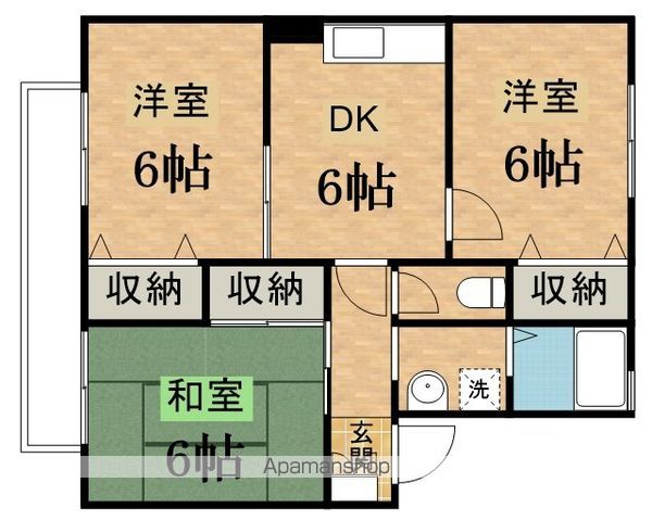 クレストパーク南大沢の間取り写真