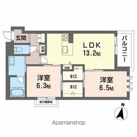 シャーメゾン セレーノ ベフの間取り写真
