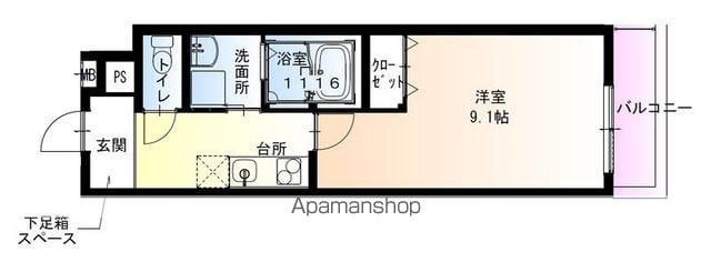 フジパレス湊駅南サウスの間取り写真