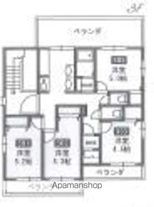 ハイツ下代田[1K/8.2m2]の間取図