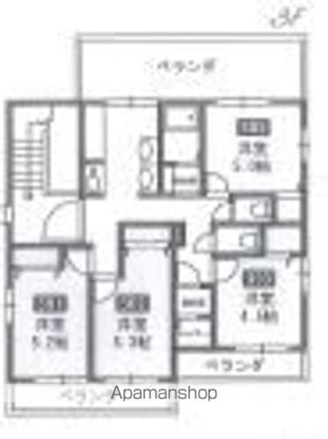 ハイツ下代田[1K/8.2m2]の間取図