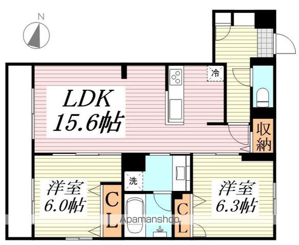 ラ・ポーズの間取り