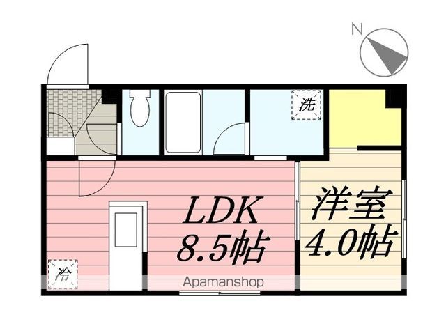 FLAP福住 仮)月寒東1−11MS A棟の間取り写真