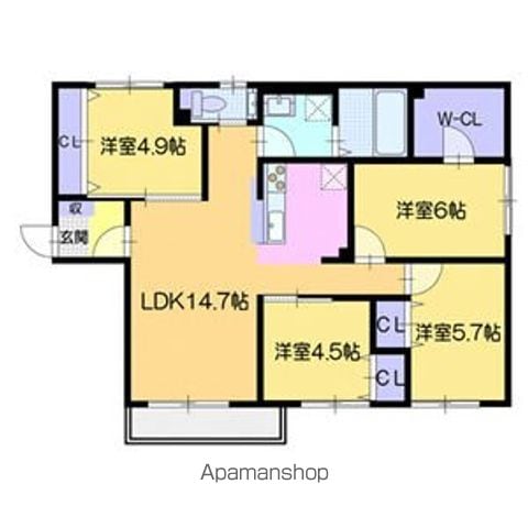 コルブドゥの間取り写真
