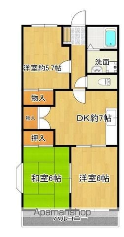 青梅市今井３丁目&nbsp;3階建&nbsp;築33年のイメージ