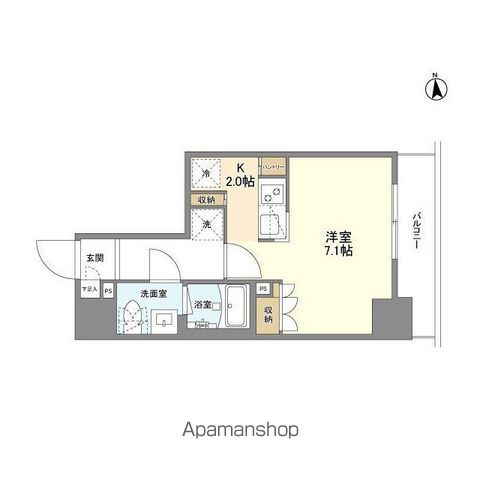 シーズンフラッツ元浅草４丁目の間取り