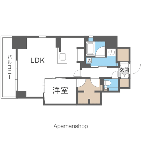 アーバネックス谷町四丁目の間取り写真