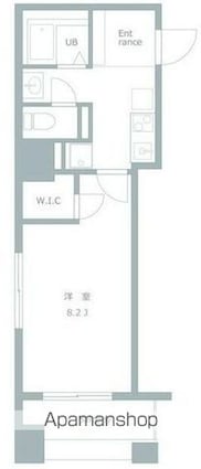 Ｓ－ＦＯＲＴ柏[1K/27.93m2]の間取図