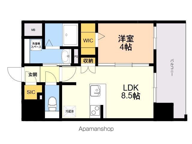 SーRESIDENCE博多駅東AWESOMEの間取り写真