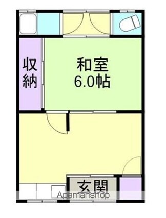 和歌山県和歌山市松江東４丁目[1LDK/40m2]の間取図