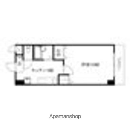 ドミールＳ[1K/32.39m2]の間取図