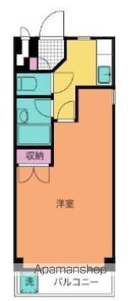 クレオ我孫子[1K/29.7m2]の間取図