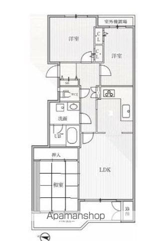 Ｔ’Ｓ　ＧＡＲＤＥＮ横浜反町 203 ｜ 神奈川県横浜市神奈川区中丸1-8（賃貸マンション3LDK・2階・77.10㎡） その2