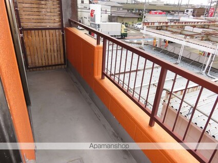 ハイツ山恵[2DK/52m2]のバルコニー