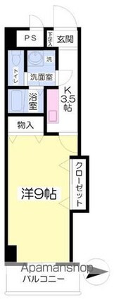 フォルテＡＭＧ[1K/28.4m2]の間取図