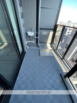 パークスフィア牛込神楽坂[1R/40.01m2]のバルコニー