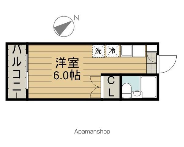 【三鷹市北野のマンションの間取り】