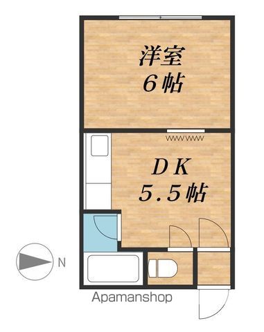 恒川マンションの間取り写真
