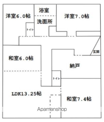 【メゾンエルドラードの間取り】