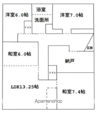 メゾンエルドラードの間取り