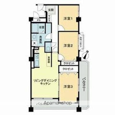チサンマンション円山公園の間取り写真
