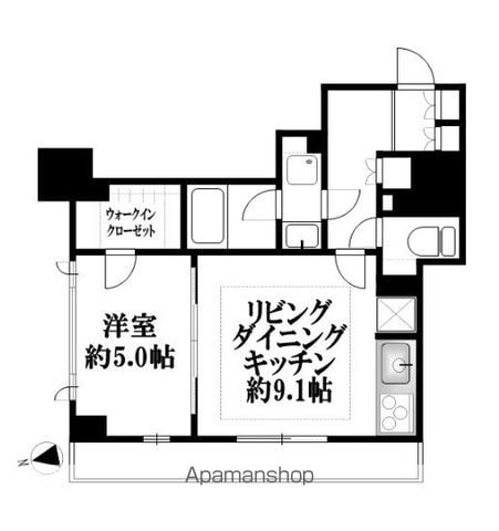 【シティタワー横濱の間取り】