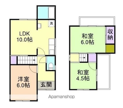 市小路一戸建（２０９－１１）[3LDK/59.64m2]の間取図