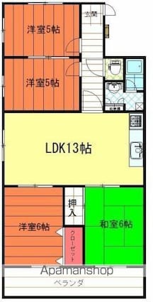 空港中央ビル[4LDK/78.48m2]の間取図