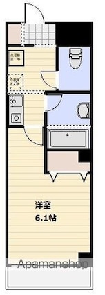 ＧＲＯＷＳ桜台ＳｔａｔｉｏｎＡｒｅａ[1K/20.25m2]の間取図