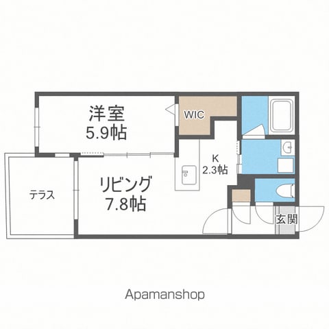 RIVIERA南郷の間取り写真