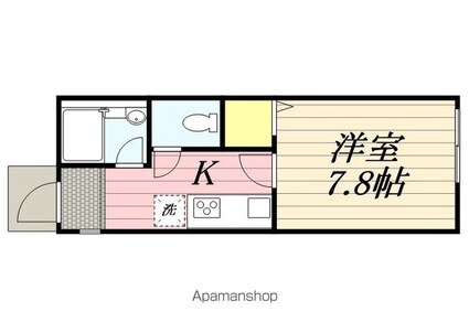 ＴＪ重根[1K/20m2]の間取図