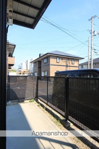 フォブールタウン竹原Ｂ棟[2DK/44.16m2]のバルコニー