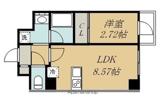 APPLE原町の間取り写真