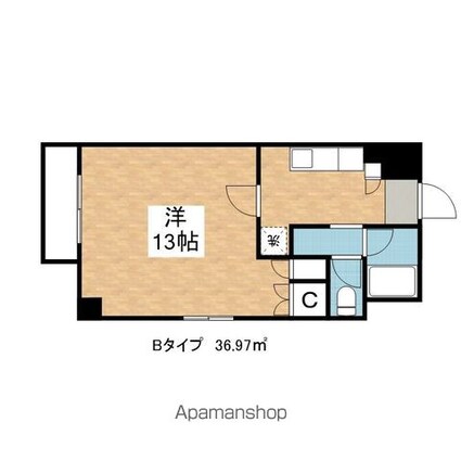 ＡＲＫ　ＢＲＡＩＮⅡ[1K/36.97m2]の間取図