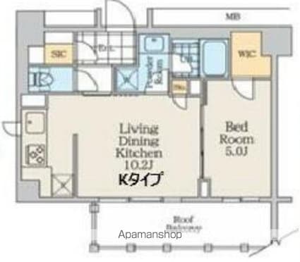 クレストコート中野富士見町[1LDK/39.68m2]の間取図