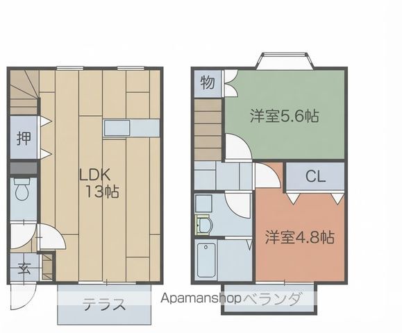 ニューメゾネット本城A IIの間取り写真