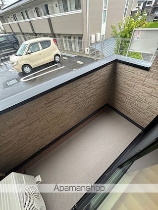 ベルカレントⅡ[1LDK/44.7m2]のバルコニー