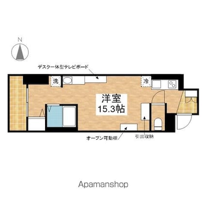 Ｇｒａｎｄ　Ｃｈａｉｎｏｎ金山[1R/33.6m2]の間取図