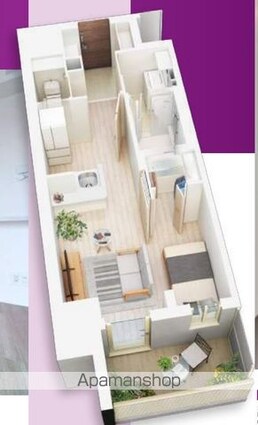 エスリード金山ル・グラン[1LDK/29.93m2]のリビング・居間