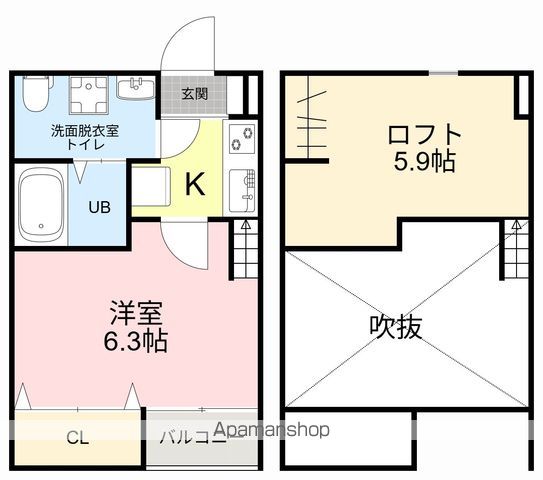 ASSO 台原の間取り写真