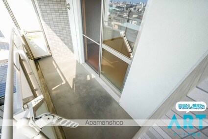 ロイヤルビラ南小坂[1K/29.2m2]のバルコニー