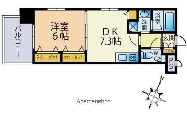 platane博多の間取り写真