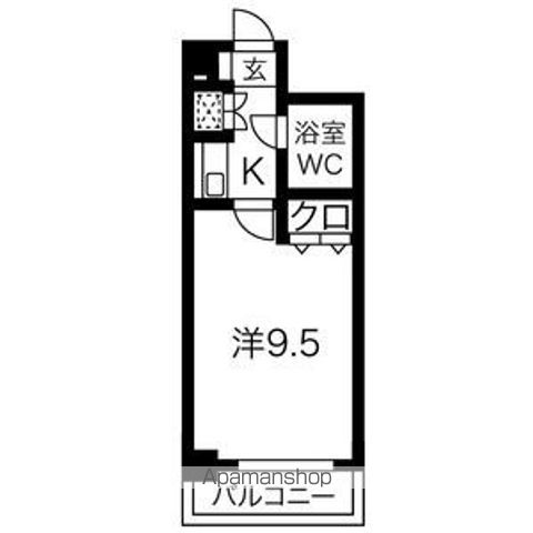 ロマネスク天神の間取り