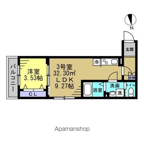 ルーブル柏若葉町の間取り写真