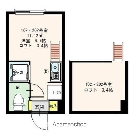 STAGE南阿佐ヶ谷の間取り写真